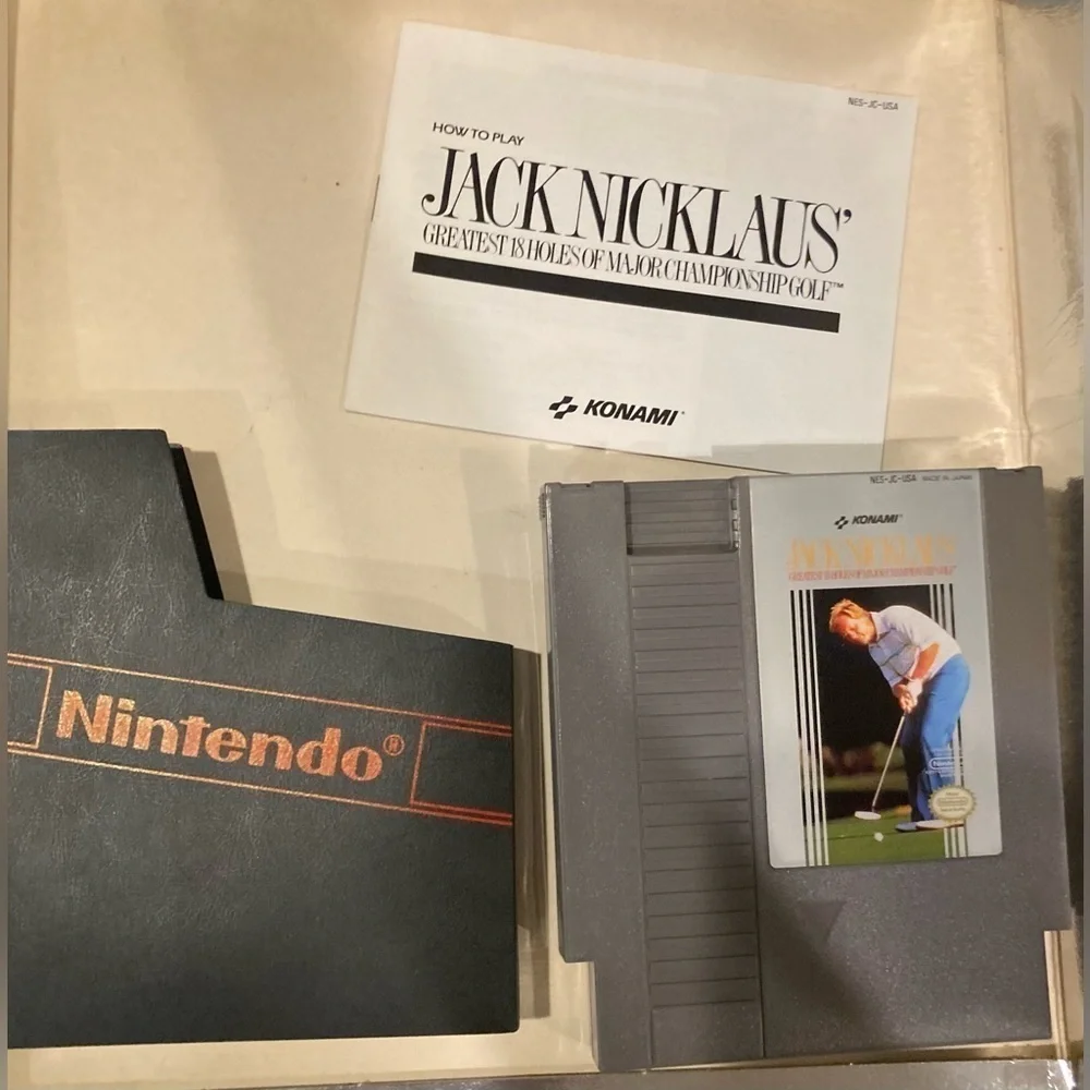 Nes Jack Nicklaus' Championship Golf *w/Manual & Box* 1985‎